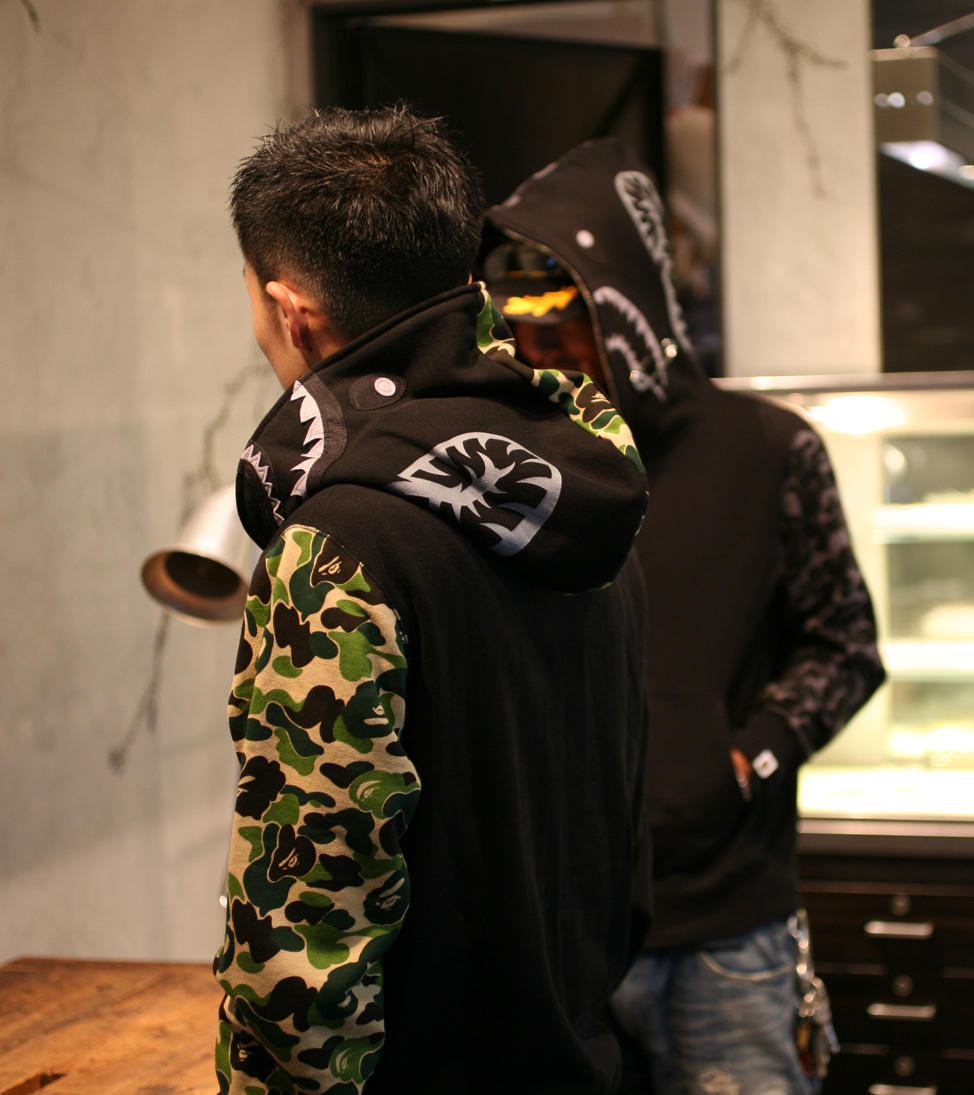 BAPE × JAM HOME MADE シャーク ABCグリーン